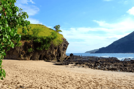 Koka Beach twin bays Maumere Flores