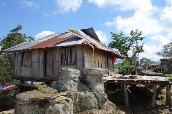 Nuabari traditional village megalithic stones Flores