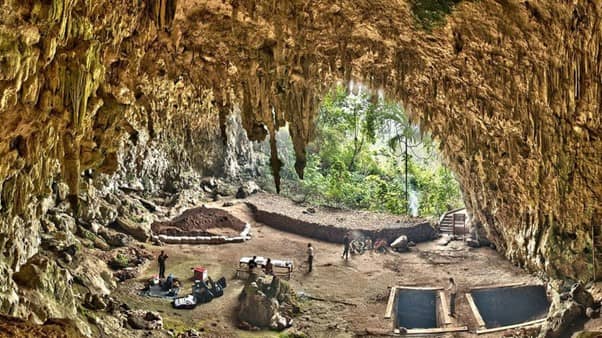 Liang Bua Hobbit Cave archaeological site Flores