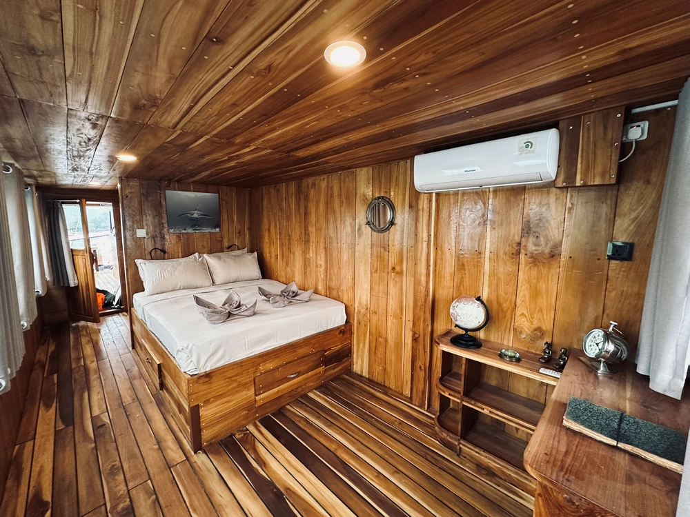 Shenron Liveaboard ensuite cabin interior