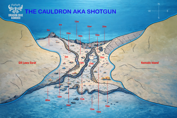 The Cauldron Shotgun dive site video cover