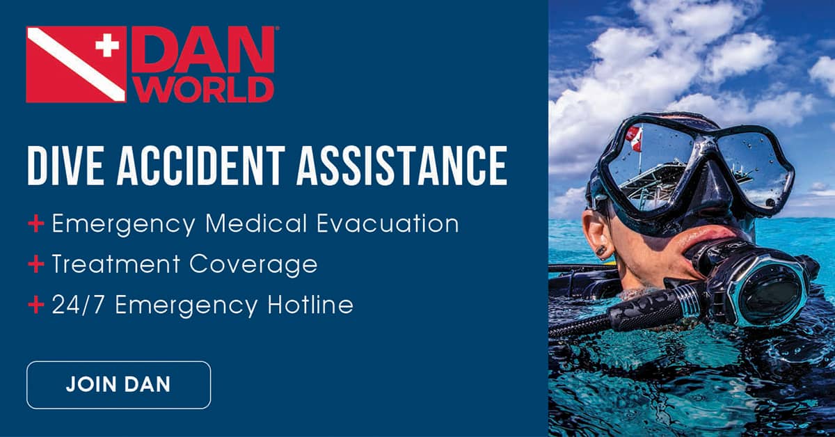 Divers Alert Network dive accident insurance and emergency assistance